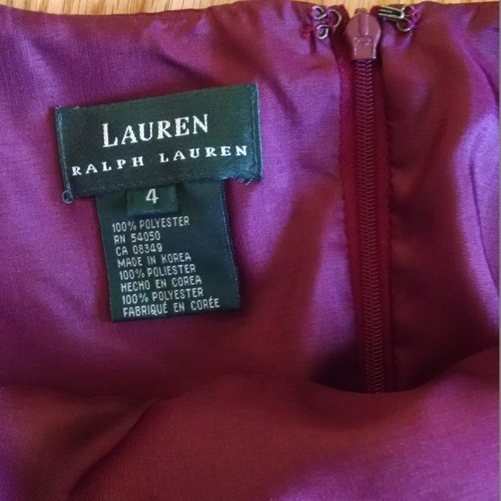 NWT - Lauren Oxfordshire Wtny red gown - Picture 5 of 8